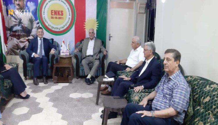 المبعوث الأميركي لشمال شرقي سوريا مع وفد المجلس الوطني الكردي – نورث برس