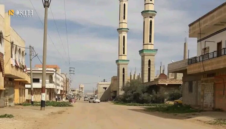 بلدة الغارية الغربية بريف درعا الشرقي - نورث برس