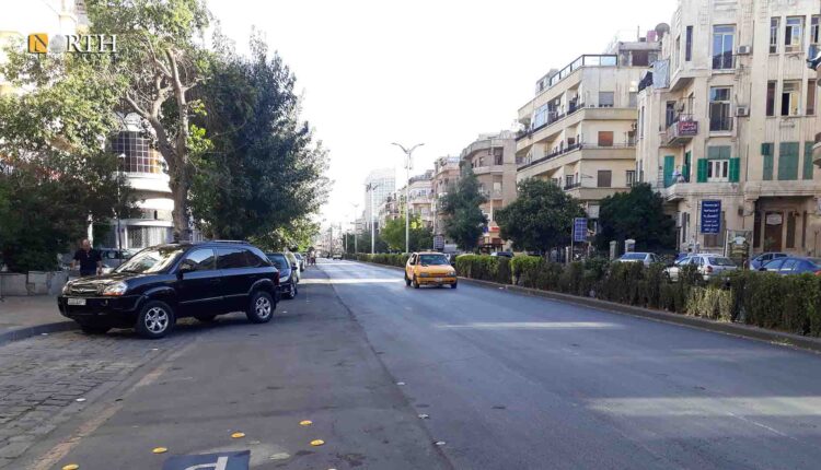 دمشق- شارع شهداء 29 أيار وسط العاصمة دمشق – نورث برس