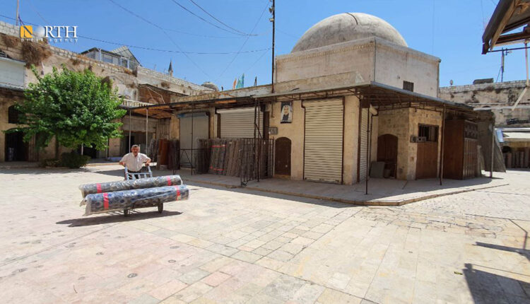 سوق خان الحرير في مدينة حلب القديمة - نورث برس