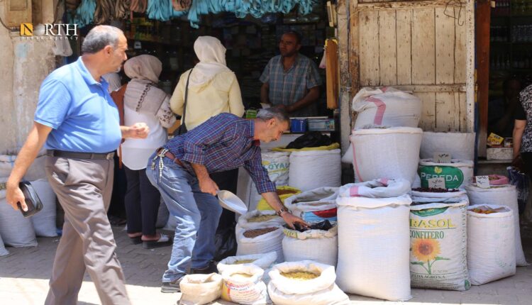 سوق عزرا في القامشلي - نورث برس