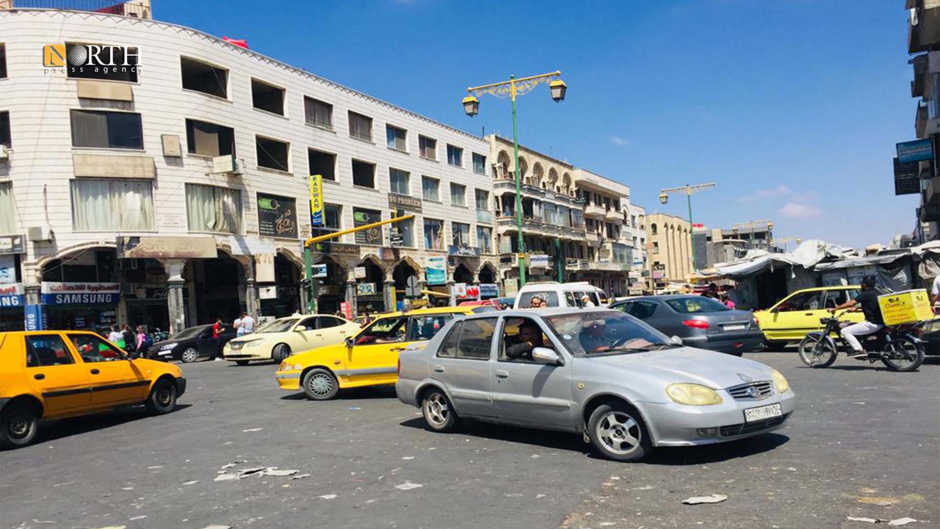 شارع المحوري في مدينة السويداء – نورث برس