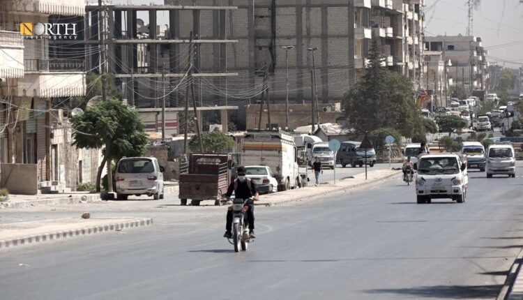 طريق حلب في الجهة الغربية لمنبج - نورث برس