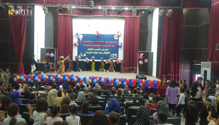 مهرجان الطفولة الخامس في كوباني - نورث برس