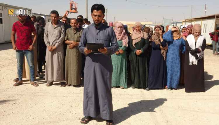 بيان لجنة مهجري مخيم تل السمن - نورث برس