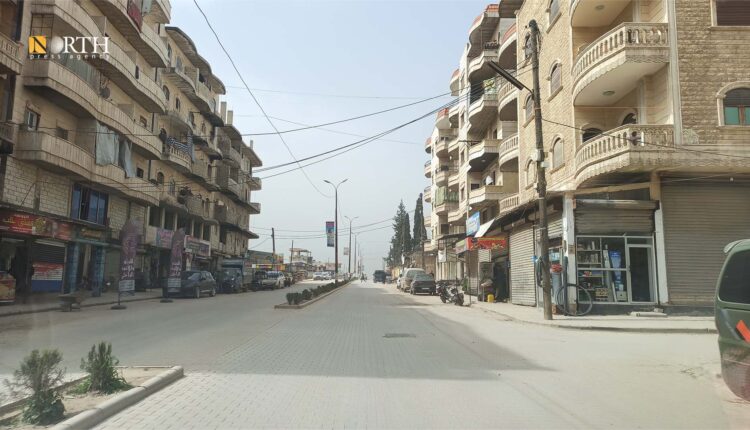 حي الفيلات في مدينة عفرين شمال حلب - نورث برس