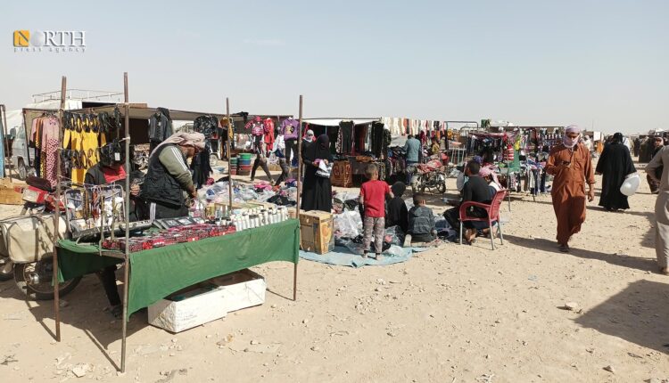 سوق الحدادية الشعبي جنوبي الحسكة - نورث برس