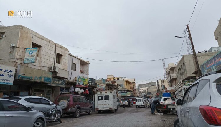 سوق مدينة أعزاز شمال حلب- نورث برس