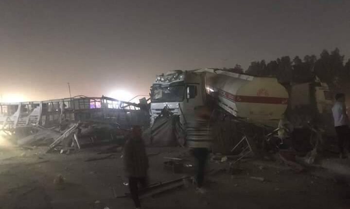 صهريج وقود منفجر في العاصمة العراقية بغداد