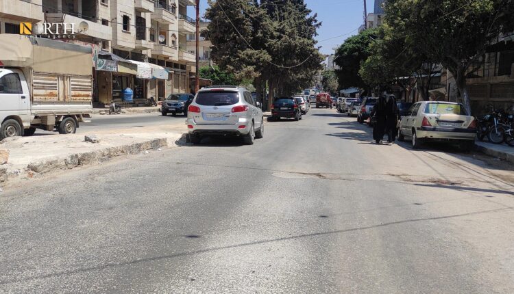 طريق دوار الكرة في إدلب - نورث برس