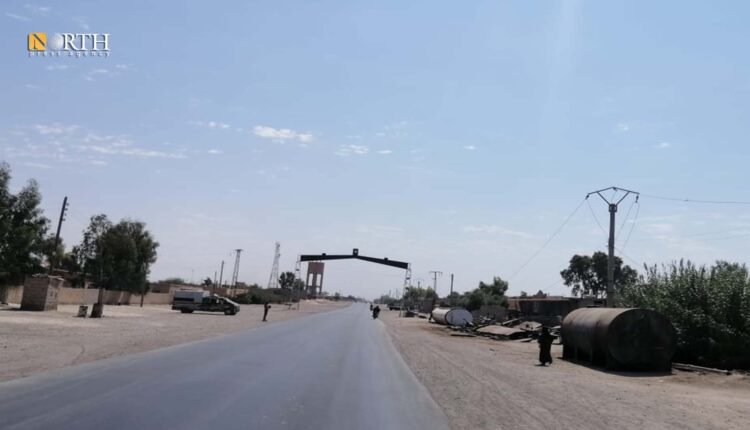 مدخل بلدة جديدة عكيدات بريف دير الزور الشرقي - نورث برس