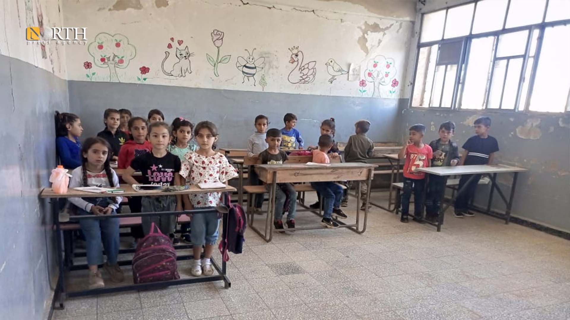 مدرسة بريف حلب الشمالي - نورث برس