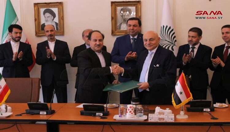 توقيع مذكرة تعاون بين دمشق وطهران - سانا