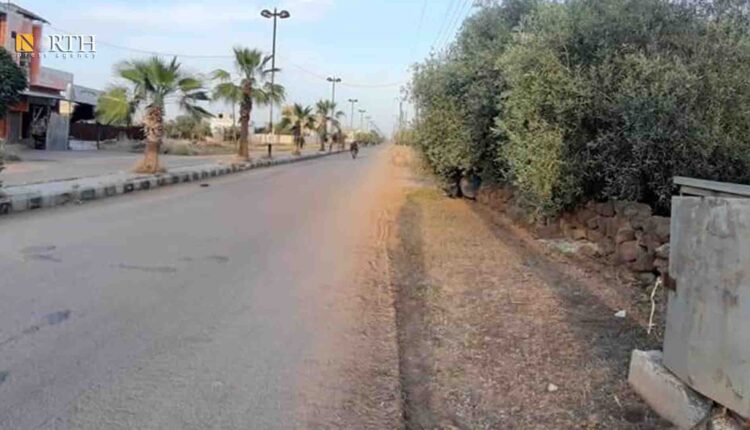 الطريق الرئيسي في بلدة كحيل – نورث برس