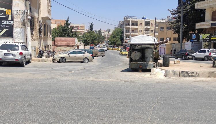 ساحة السبع بحرات في مدينة إدلب - نورث برس