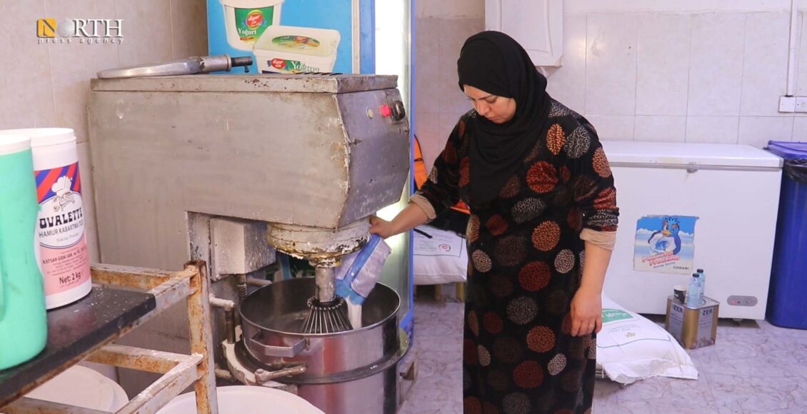 شيرين بكر لاجئة سورية في أربيل ـ نورث برس