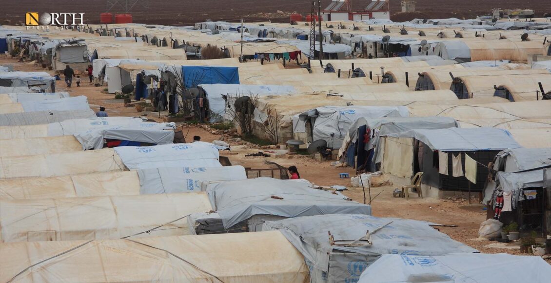 مخيم الشهباء بريف حلب الشمالي - نورث برس