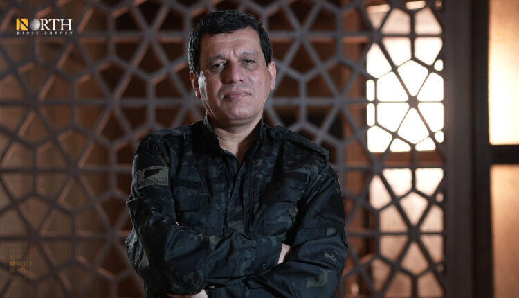 القائد العام لقوات سوريا الديمقراطية مظلوم عبدي – نورث برس