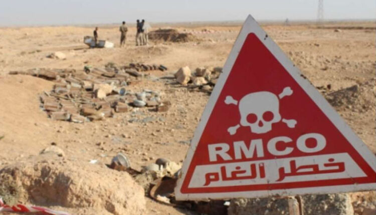منظمة محلية تفكك حقل ألغام بدير الزور