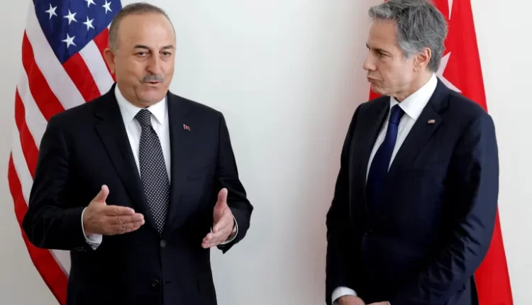 وزير الخارجية الأميركي بلينكن ونظيره التركي جاويش أوغلو - أنترنت