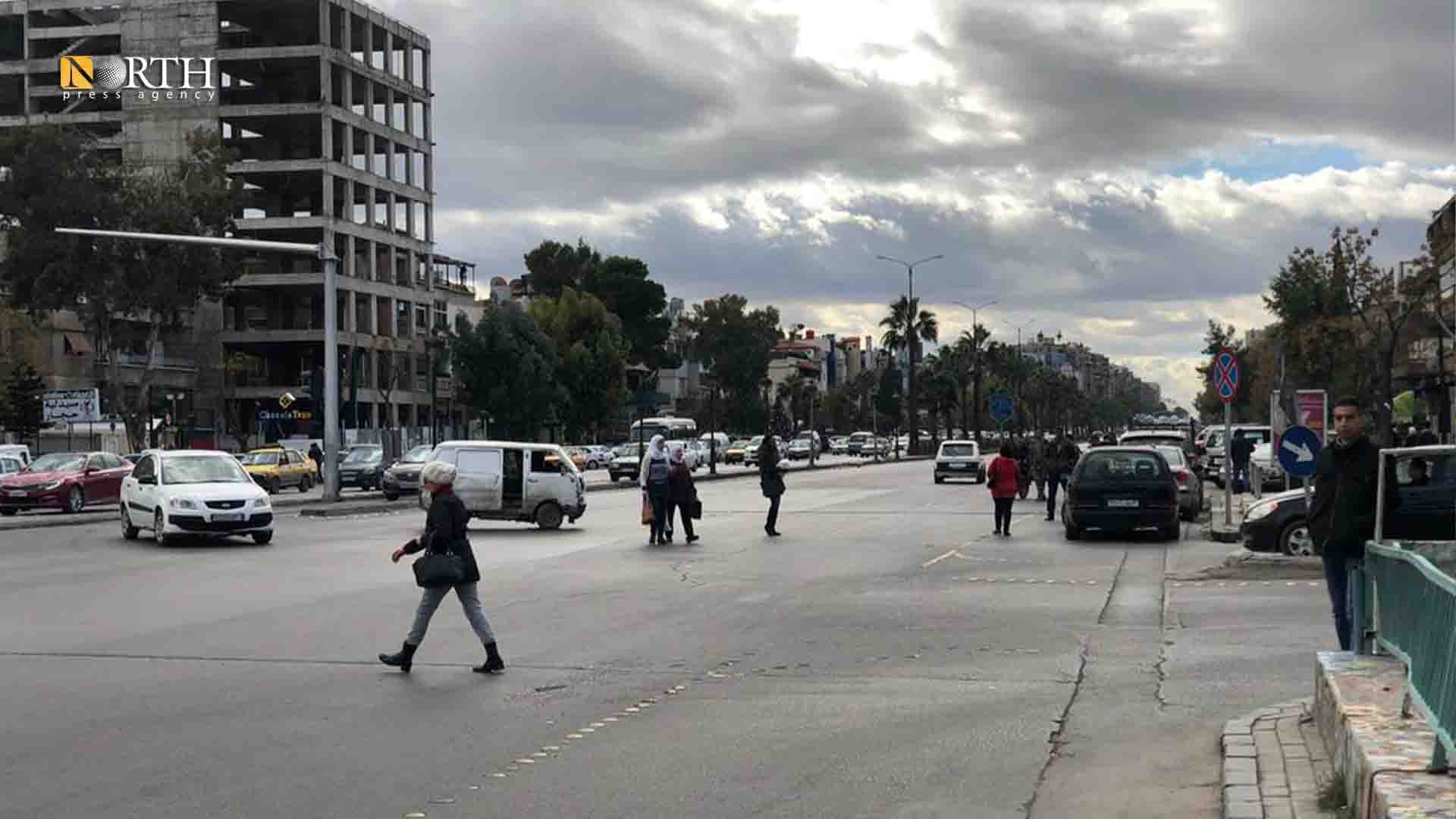 أوتستراد المزة في دمشق - نورث برس/ أرشيفية