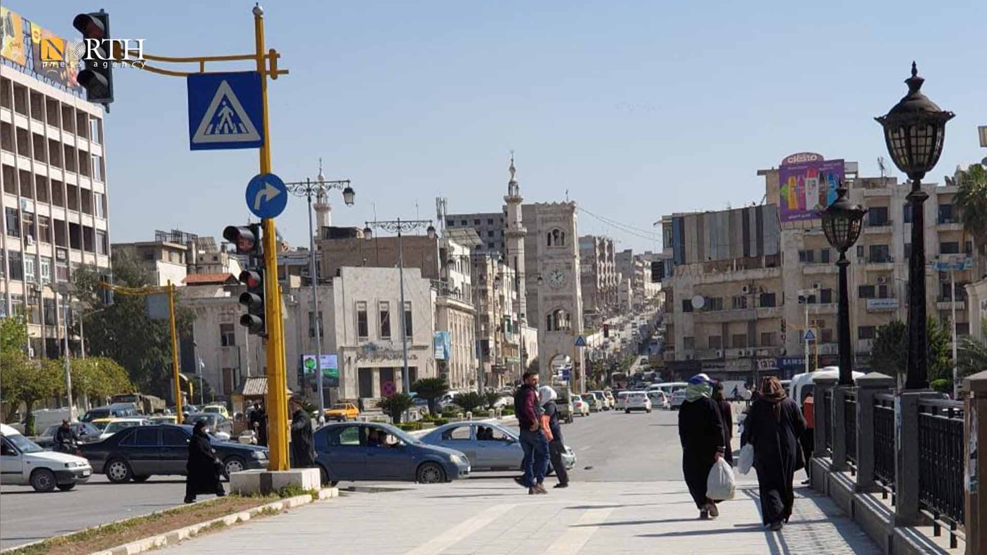 ساحة العاصي في مدينة حماة - نورث برس/ أرشيفية