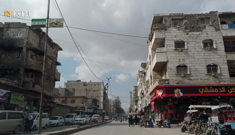 شارع السوق في مدينة الباب شرق حلب - نورث برس