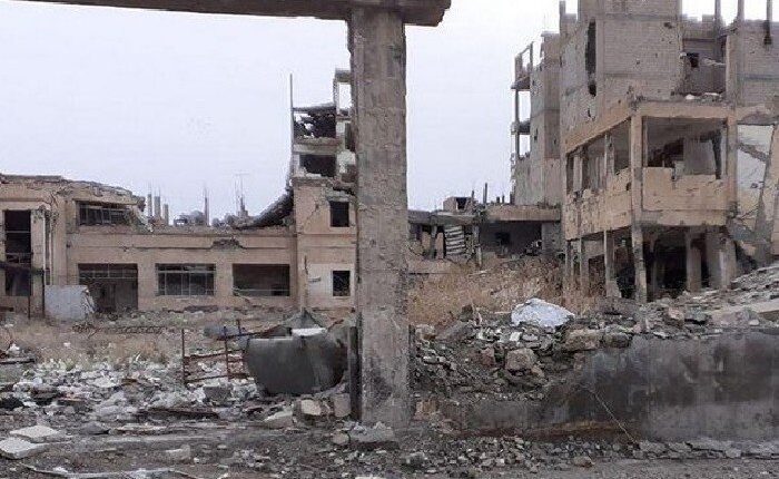 مكان انفجار اللغم في بلدة عياش بريف دير الزور – متداول