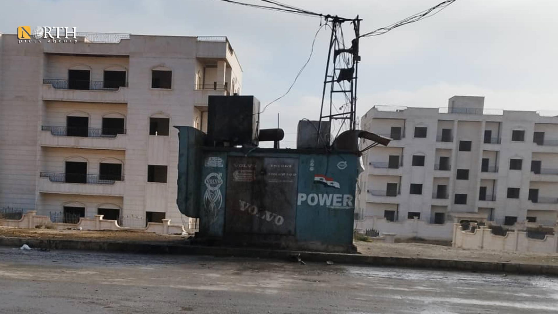 مولدة كهرباء أمبيرات في حي حلب الجديدة بحلب - نورث برس