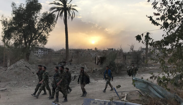 قوات حكومية في البوكمال / AFP