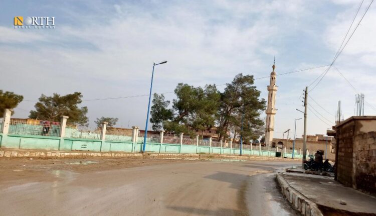 مدخل بلدة الصور شمالي دير الزور - نورث برس
