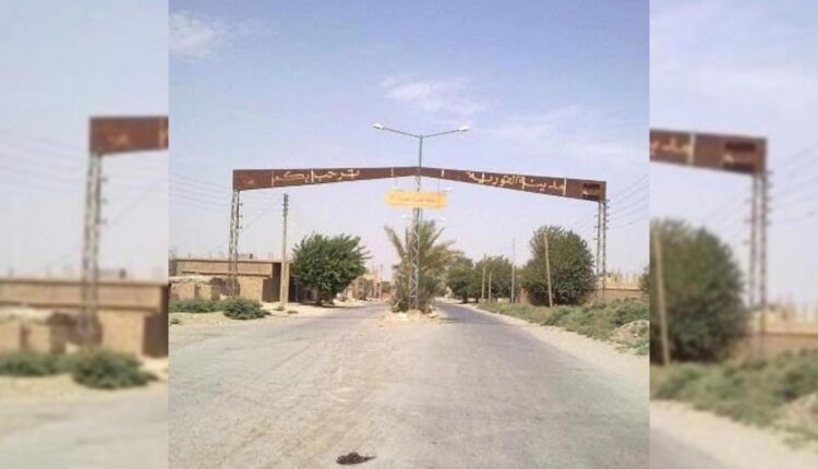مدخل بلدة القورية بريف دير الزور الشرقي - متداول