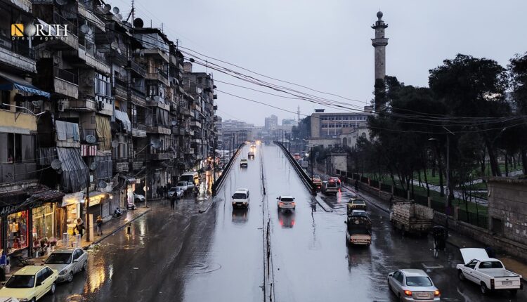 أمطار بمدينة حلب شمالي سوريا – أرشيفية/نورث برس