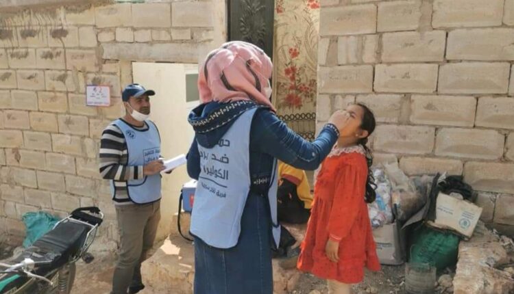 حملة لقاح الكوليرا في شمال غربي سوريا- أنترنت
