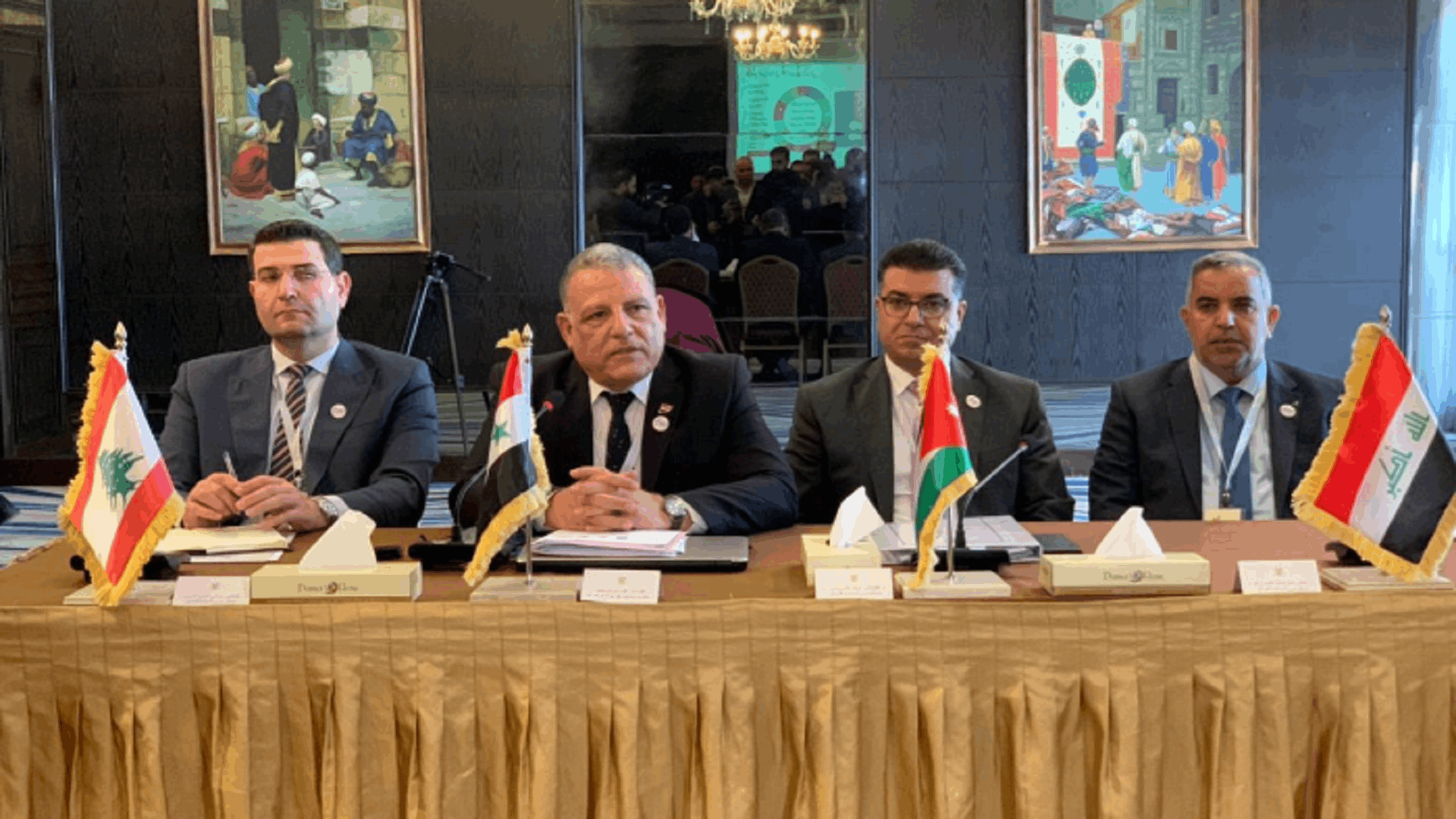 فعاليات الاجتماع الرباعي لوزراء الزراعة المنعقد في سوريا