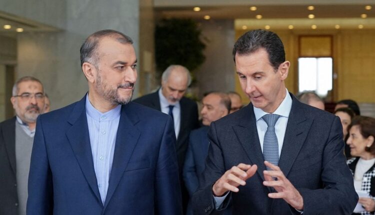 لقاء سابق بين الرئيس السوري ووزير الخارجية الإيراني في دمشق - أنترنت