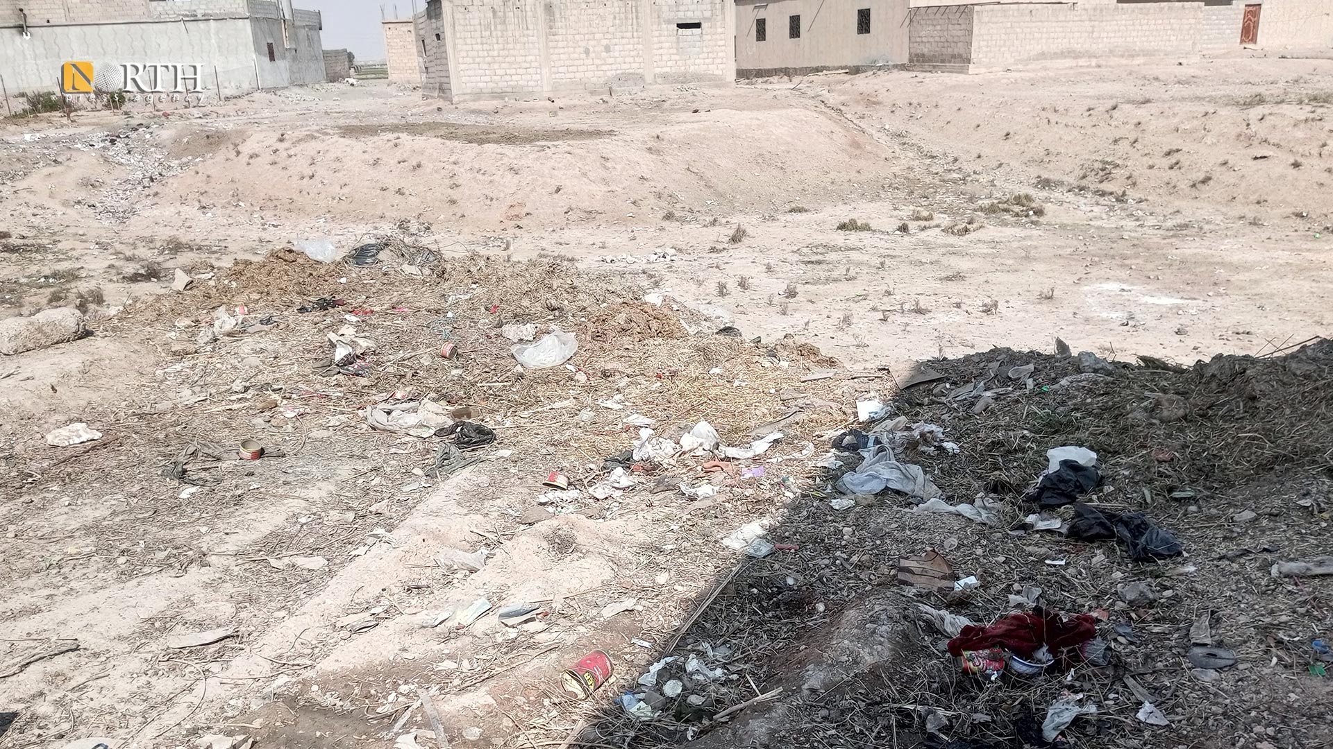 مكبات عشوائية بريف دير الزور- نورث برس