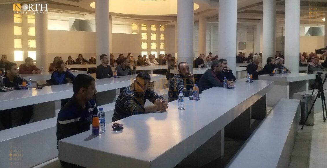 معتقلون متهمون بقضايا "إرهاب" أفرجت عنهم الإدارة الذاتية من سجن الحسكة المركزي - نورث برس