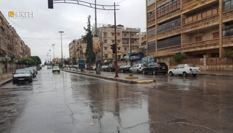 هطول أمطار خفيفة في حلب - نورث برس/أرشيفية