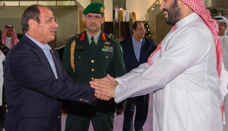 الرئيس المصري يلتقي بولي العهد السعودي- إنترنت
