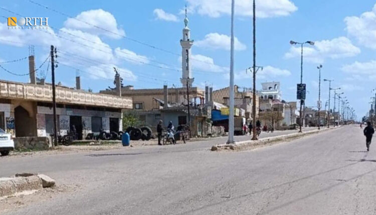 الطريق الرئيسي في بلدة السهوة شرق درعا – نورث برس