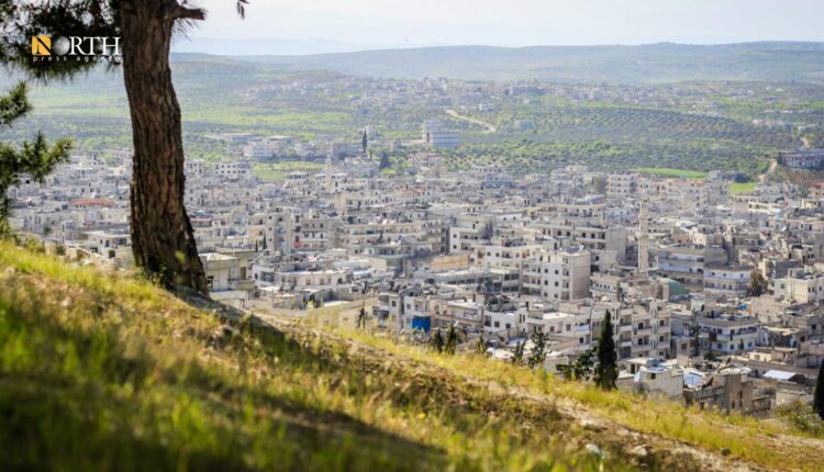 بلدة ارمناز ريف إدلب الغربي- نورث برس