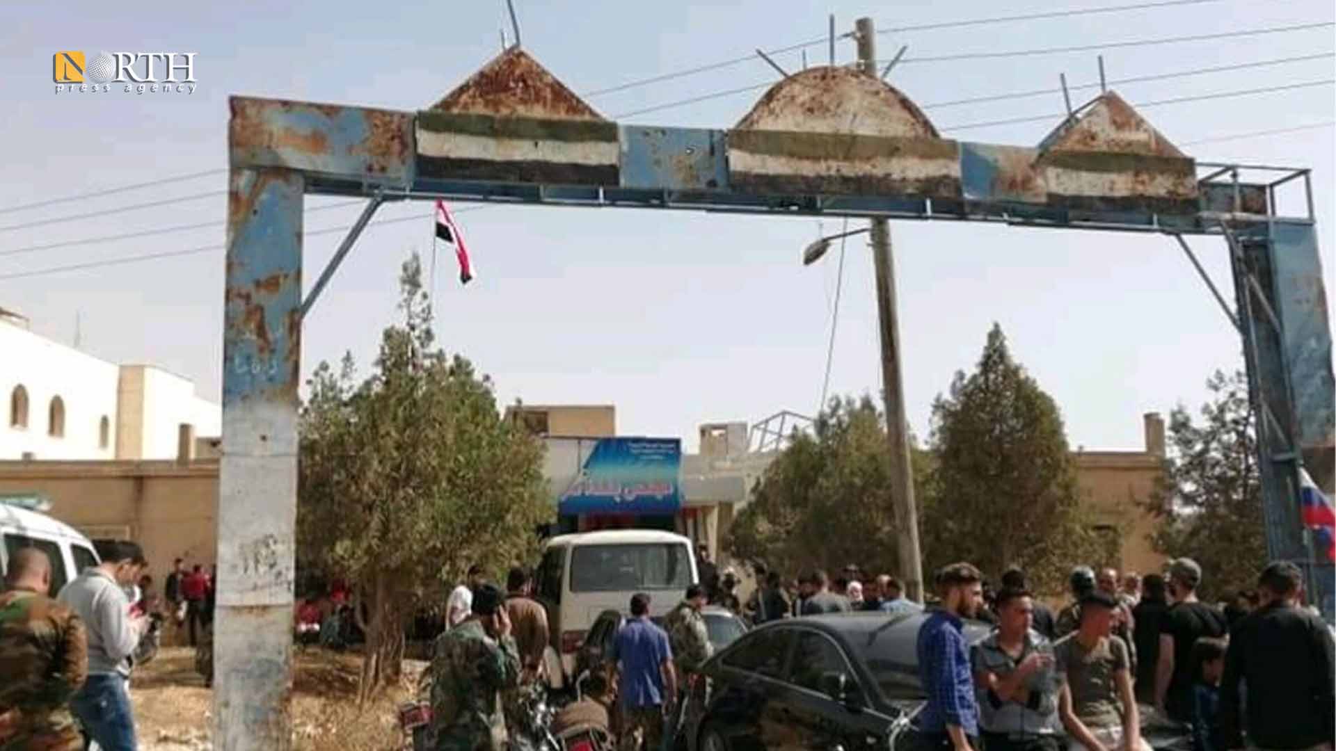 بلدة نصيب بريف درعا الشرقي- نورث برس