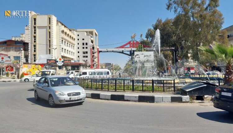 دوار البريد في مدينة درعا- نورث برس