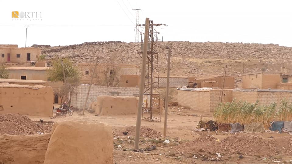 قرية عين العبد شرقي بلدة تل تمر – نورث برس