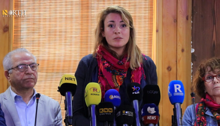 مؤتمر صحفي لبرلمانيين وأعضاء بمجلي الشيوخ الفرنسي بدائرة العلاقات الخارجية – نورث برس