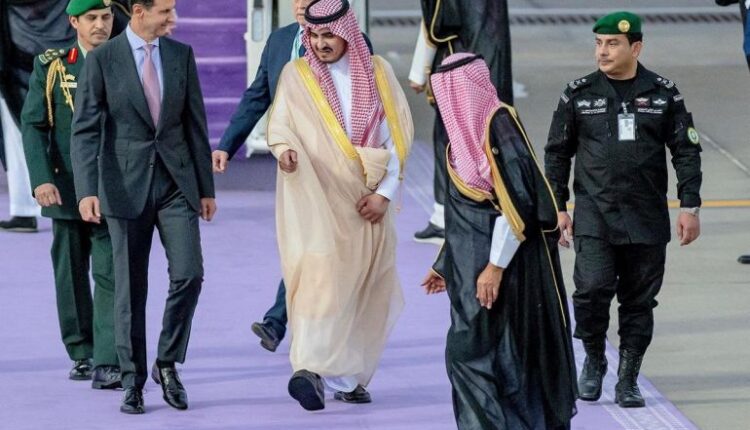الأسد على هامش مشاركته في القمة العربية بجدة - إنترنت