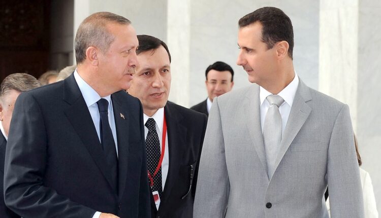 الرئيس السوري بشار الأسد ونظيره التركي رجب طيب أردوغان - إنترنت