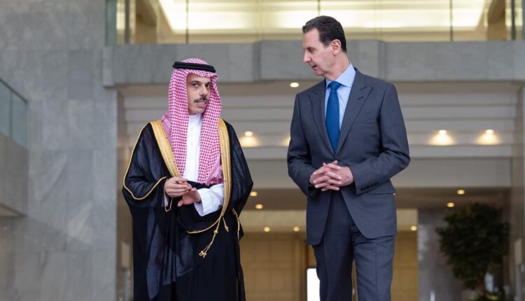 الرئيس السوري ووزير الخارجية السعودي - إنترنت