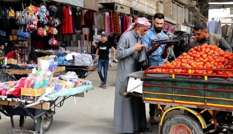 بسطات في شوارع منبج - نورث برس